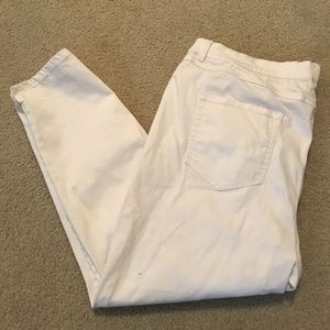 Lisa Rinna white 5 pocket pants - womens 22W